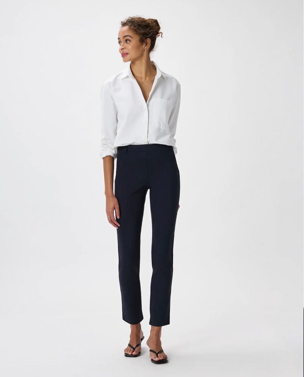 Quince Ultra-Stretch Ponte Bootcut Pants XS